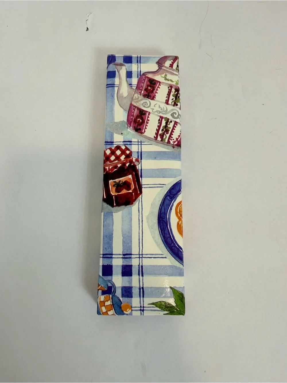 Two's Company 7” Decorative Paper Wrap Pencils In Art Box 6 VTG